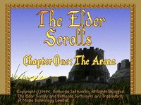 une photo d'Ã©cran de The Elder Scrolls - Arena sur PC